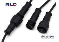 Tomada rápida elétrica impermeável IP67 IP68 do cabo do Pin dos conectores 3 do material plástico