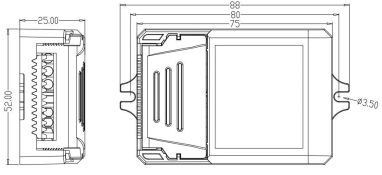 DALI2 DT6 150-500mA 12W Dimmable LED Driver For Led downlight With NFC Programming