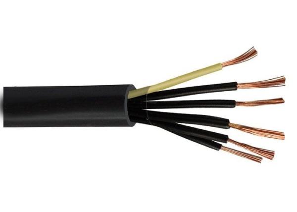 PVC Insulated PVC Sheathed UnShielded Control Cable With Yellow Green Earth Wire