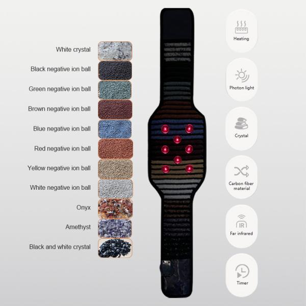 80W Power 8pcs Photon Lights Far Infrared PEMF Belt for Pain Relief