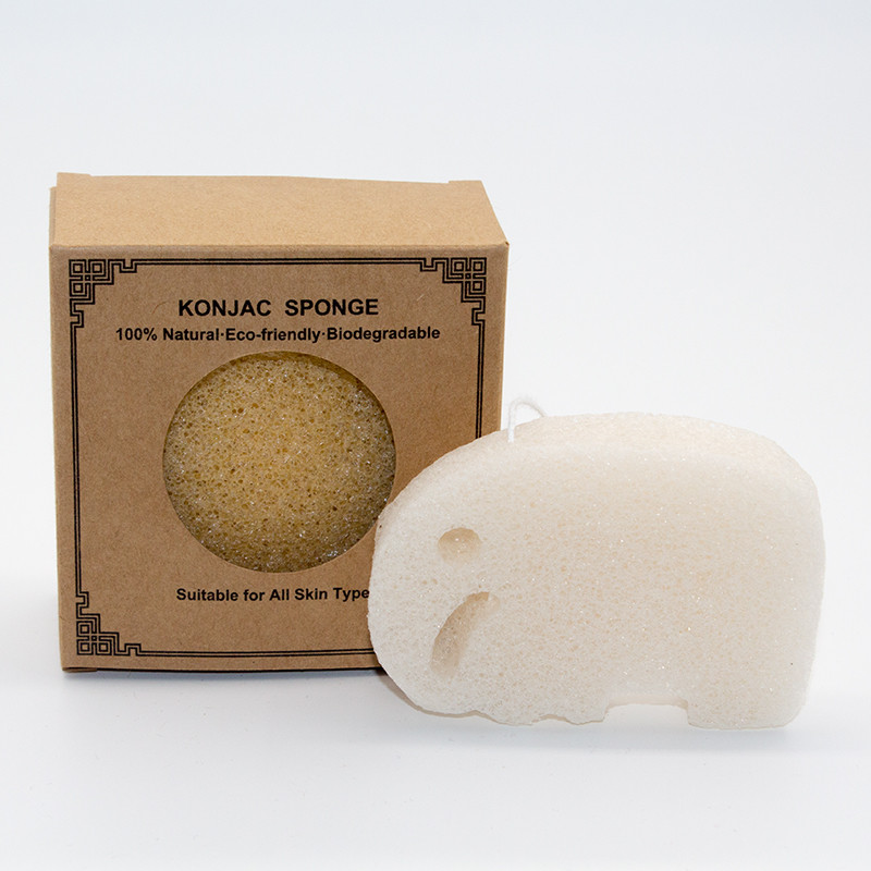 Глубокая пора очищая Konjac губку