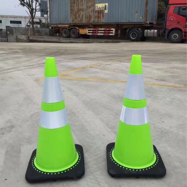 Высокая видимость Оранжевый ПВХ Конус дорожного движения Для безопасности дорожного движения