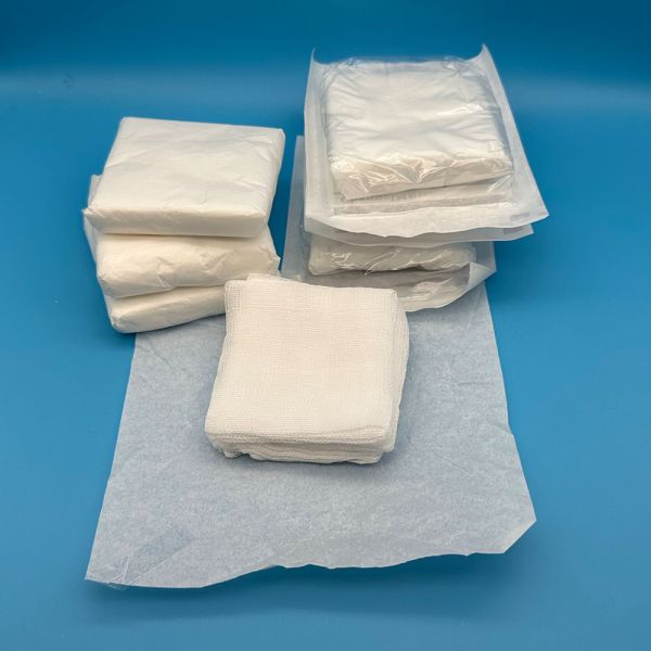 100% Cotton Sterile Medical Gauze Pads Premium Quality for Effective Wound Care