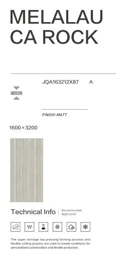 OEM Matt Grey Marble Slab Tile MELALAU CA ROCK Scratch Resistant