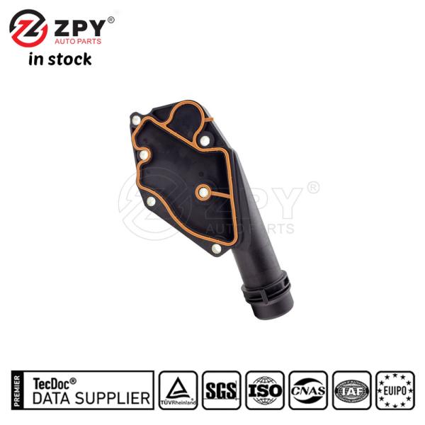 ZPY Coolant Flange Thermostat Cover for Audi A5 A6 Q5 2.5L 2.8L 3.2L