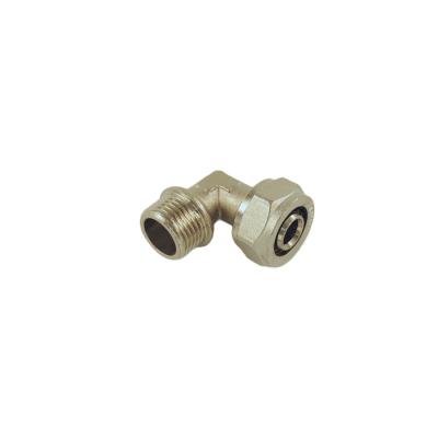 Acessórios para tubos de compressão de 90 graus com cordão masculino de cotovelo
