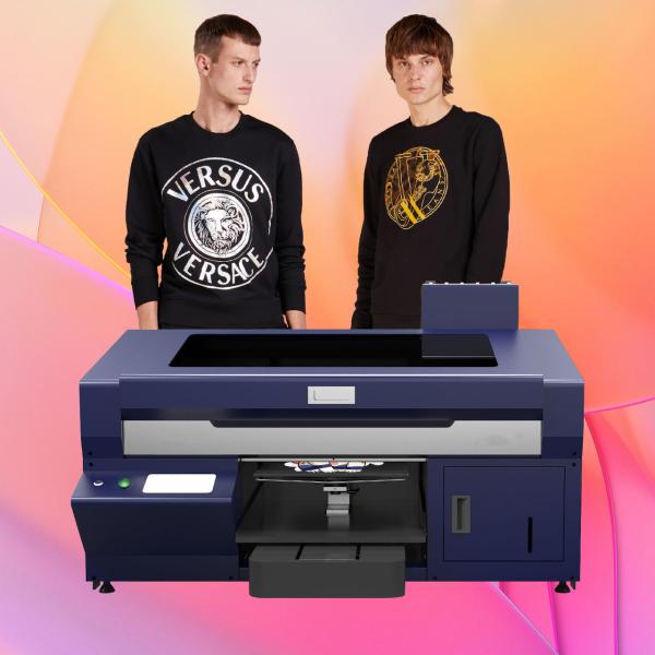 Inkjet-To-Garment Printer1 Minute / Chart Speed DTG Printer 0-30mm Eco Friendly Textile Pigment Ink