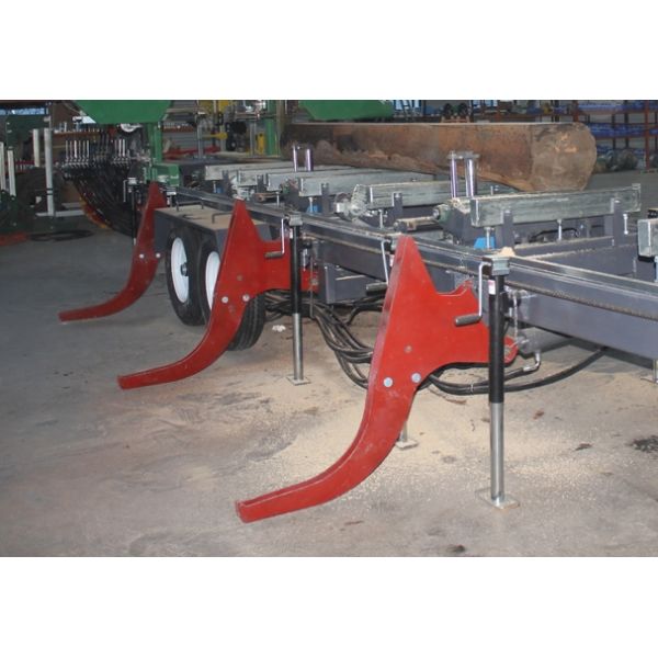 27 HP горизонтальная автоматическая режущая лента пиломашина для резки бревна в лесу