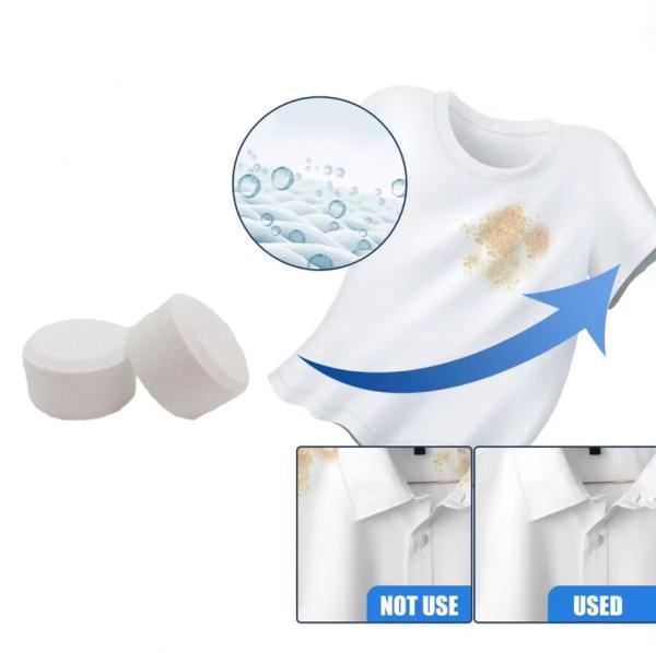 20g Clothes Mildew Remover Effervescent Tablets Remove Mold Clean Clothes