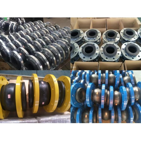 Cast Ductile Iron Carbon Steel Coupling Bellows Rubber Compensator EPDM NBR Flexible Expansion Joints pn16 2 dn50