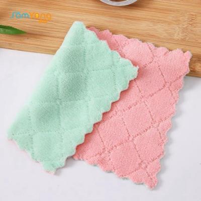 Tissu pratique de serviettes de thé de microfibre pour la cuisine 30x30cm