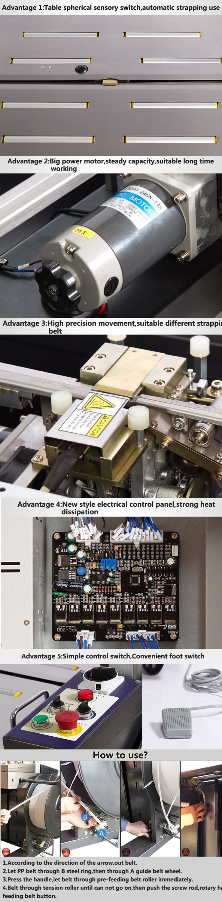PCB контролирует Semi автоматическую связывая машину, машину Strapper коробки 850×650mm рифленую