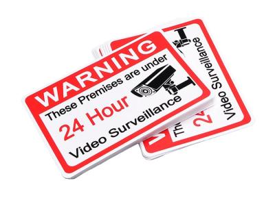 Customized printing outdoor UV resistant warning caution sticker decal