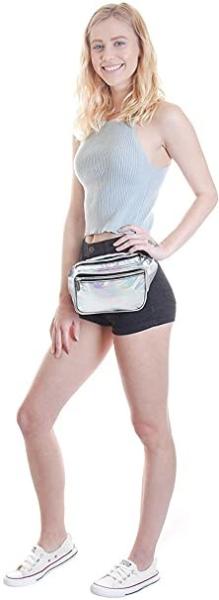 PU Rave Bum Bag Waist Pack For Women Men Kids Small Medium Large