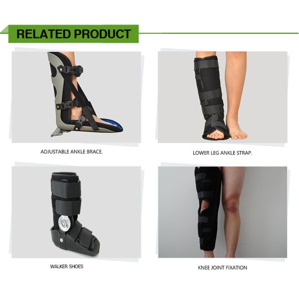 Good design black free size composite cloth ankle brace for sale