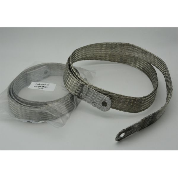 Электрическое соединение консервированное плоское медное плетение высокой коррозионной устойчивости кабельное плетение