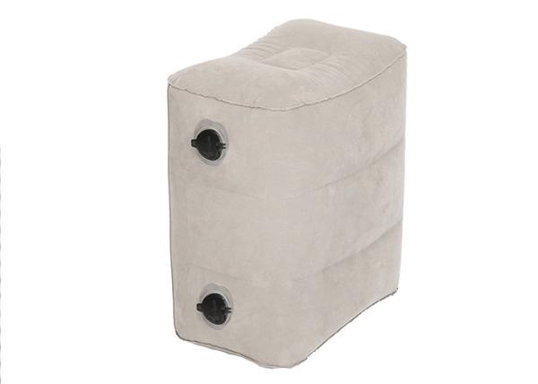 White Color Leg Rest Travel Pillow , Air Travel Pillow For Leg Support