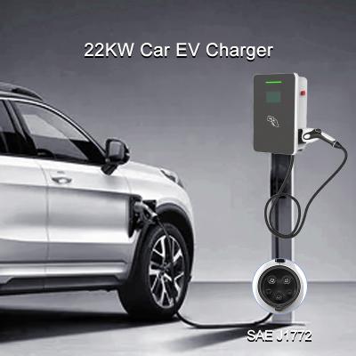 SAE J1772 Car EV Charger 32A OCPP 1.6 In Public Parking Lots