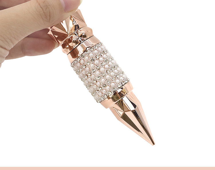 Трубка 7ml туши Bling Bling скипетра диаманта сияющая розовая