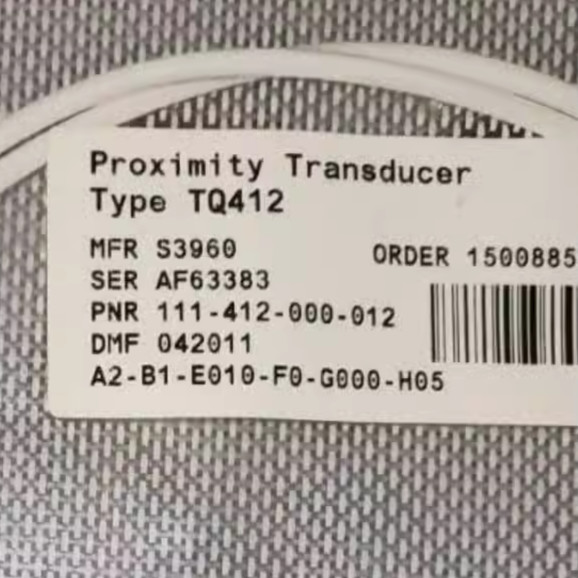 TQ412 111-412-000-013 A1-B6-E010-F0-G000-H05 Proximity Transducer Part of Proximity Measuring System