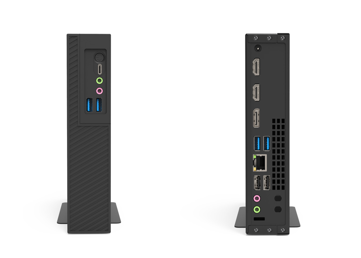 Mini Tower PC 11-й процессор USB 3.2 GEN2 Тип C 512 ГБ SSD Barebone Mini Pc