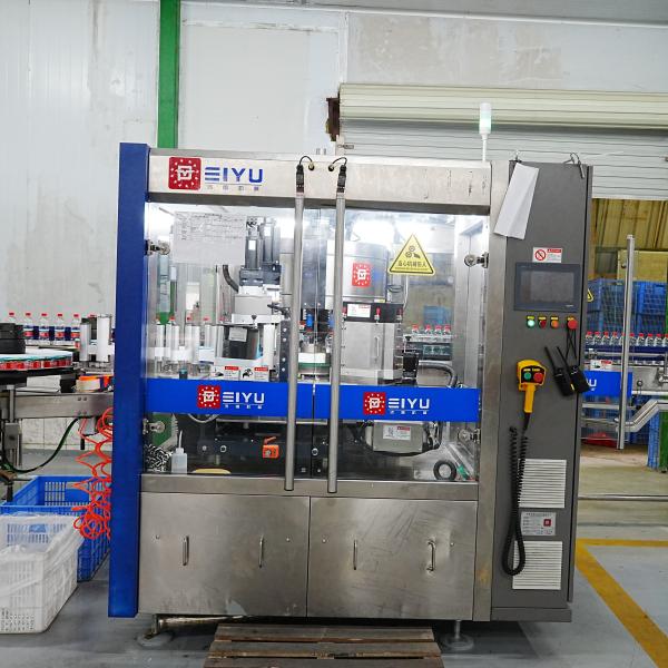 Self Adhesive Hot Melt Glue Labeler For Round Bottle 48000BPH