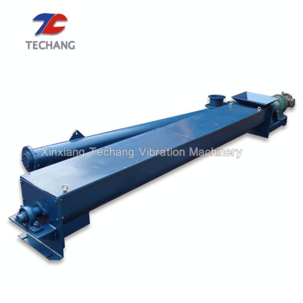 Professional U Trough Screw Conveyor , High Speed Shaftless Screw Conveyor