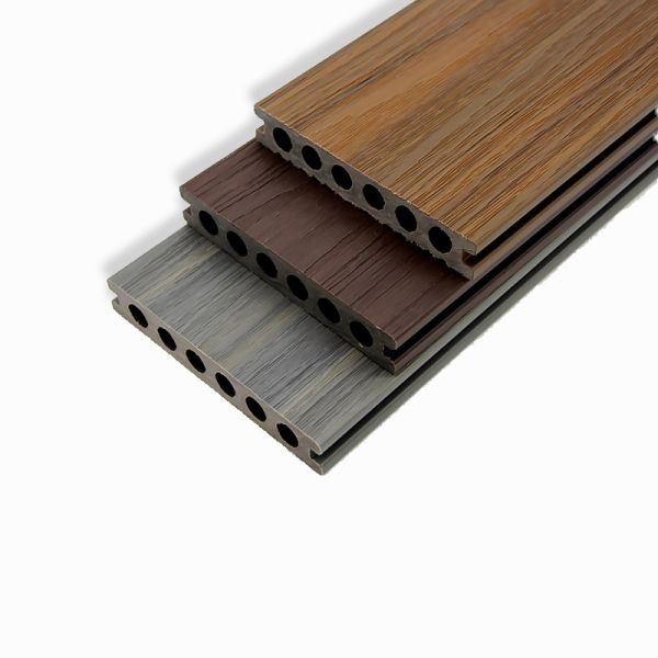 138x23mm WPC Outdoor Decking 3D Embossed Co Extrusion Waterproof Exterior Flooring Patio Garden