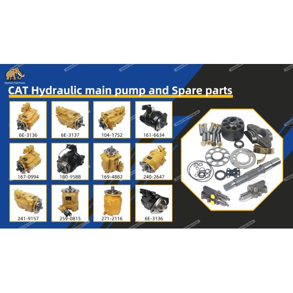 MH3040 Compatible Hydraulic Driven Pump Head for Stable System Pressure and Cavitation Resistance in Wheeled Excavators