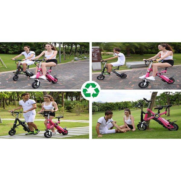 EcoRider 350w motor chainless Folding Electric Bicycle fashion styles