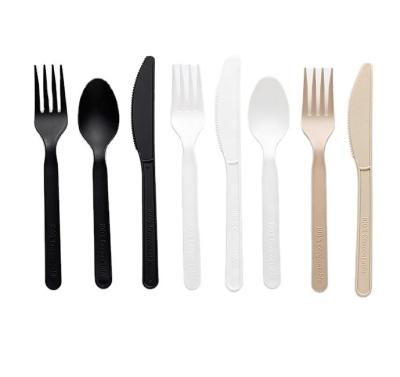Flatware Biodegradable Cpla Fork and Tea Spoon Knife for Everyday Eco-Friendly Dining