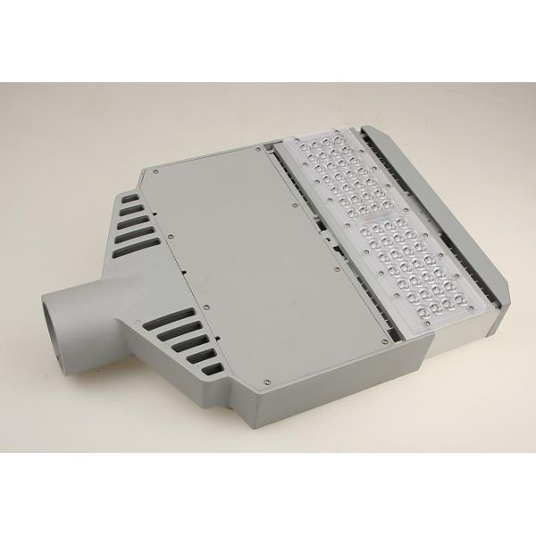 Led  Street Light Aluminum Heat Sinks 6063#  Silver Gray 580*292*80mm