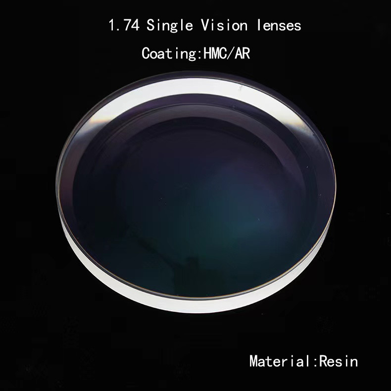 1.74 HMC AR Coating Офтальмические одноразовые линзы для блока Hmc + Emi Lens