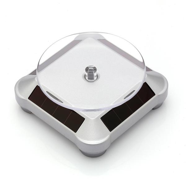 Sun Light Solar Powered Rotating Stand Solar Showcase Acrylic Product