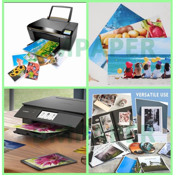 Двойные стороны покрытые 120 грамм высокой блестящей фотобумаги чернила 11 