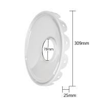 Accessoires en fer blanc personnalisés 0,30 mm Couvercles de sac en métal avec tuyaux en PVC Machine d'estampage automatique