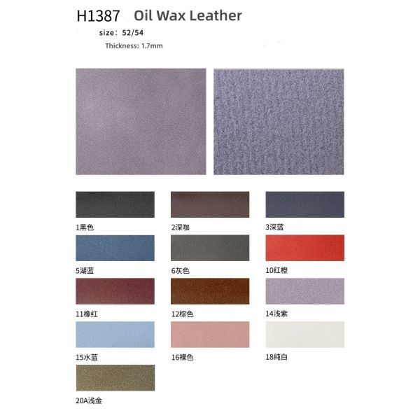 L'huile de cire PVC cuir pour sacs épaisseur 1,7 mm en relief faux cuir anti-encrassement