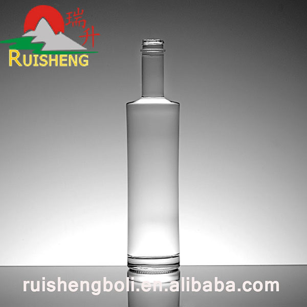 Tower Shaped Printing Logo Spirits in Clear Glass Bottle Elevate Your Branding Gam