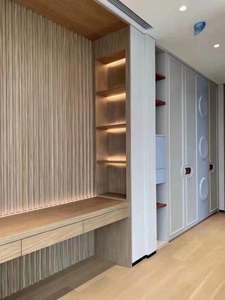 Gelaimei 12mm Thickness Wood Veneer Wall Panels For Interiors