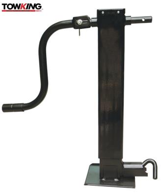 10000LB Heavy Duty Trailer Jack Side Pin With Handle 12.5 Travel Black Powder Coated