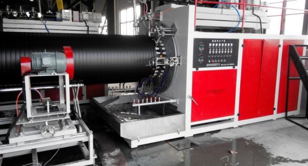 Single Screw PE Pipe Production Line HDPE Spiral Winding Tube Making Machine