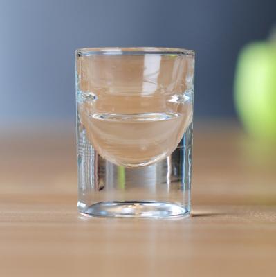 1.5cl  15ml  Shot Glasses Heavy Bottom With Custom Logo Print Shot Glass
