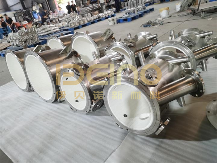 Alumina Ceramic Lined Pipe for Pneumatic Conveying Systems | Elacera