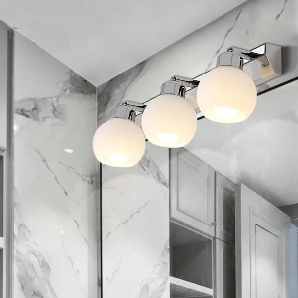 Crystal Bathroom Black Chrome Vanity wall Light Stainless Steel  Over Mirror Lights(WH-MR-90)