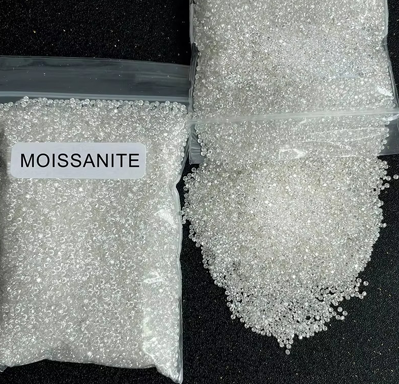 Ювелирные украшения Белый ВВС Мулее Мойсанит Бриллиант, на заказ Мулее Спустяки Мойсанит Камни