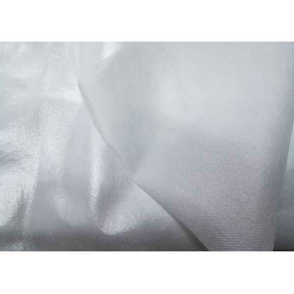 Hydrophobic Laminated PE + PP Nonwoven Fabric 160cm Production Line Customed Width