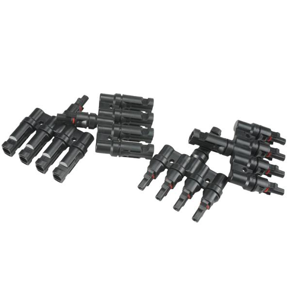 Connecteur de branche solaire en cuivre courant avec protection IP67 et faible résistance au contact