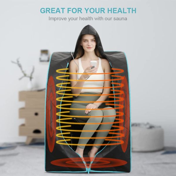 Home Infrared Portable Full Body Sauna Personal Full Body 1050W