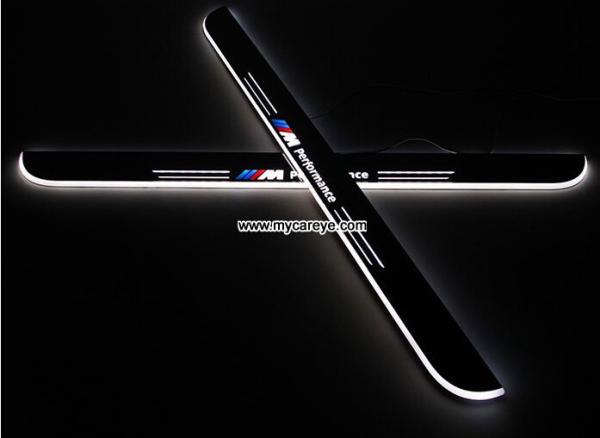 BMW Z4 Car accessory stainless steel scuff plate door sill plate light LED