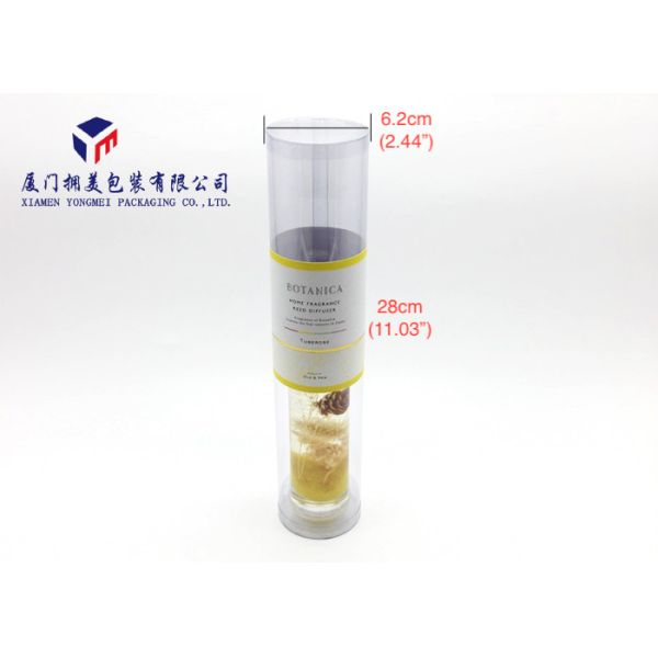 Plastic Cylinder Packaging Tubes Home Fragrance Light Weight Without Printing 6.2cm Dia
